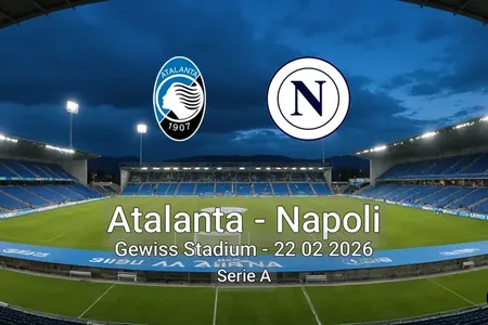 Atalanta vs Napoli Gewiss Stadium - 22 02 2026 Serie A