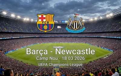 Barça vs Newcastle Camp Nou - 18 03 2026 UEFA Champions League
