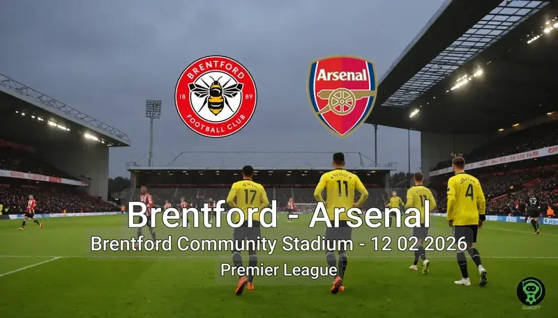 Brentford vs Arsenal Brentford Community Stadium - 12 02 2026 Premier League