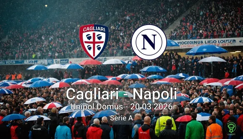 Cagliari vs Napoli Unipol Domus - 20 03 2026 Serie A