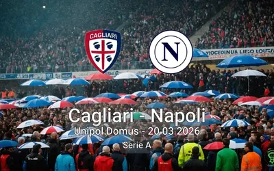 Cagliari vs Napoli Unipol Domus - 20 03 2026 Serie A
