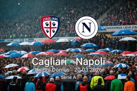 Cagliari vs Napoli Unipol Domus - 20 03 2026 Serie A