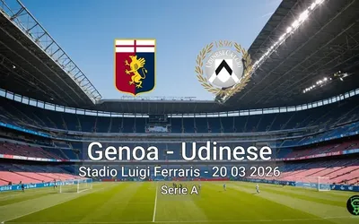 Genoa vs Udinese Stadio Luigi Ferraris - 20 03 2026 Serie A