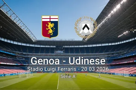 Genoa vs Udinese Stadio Luigi Ferraris - 20 03 2026 Serie A
