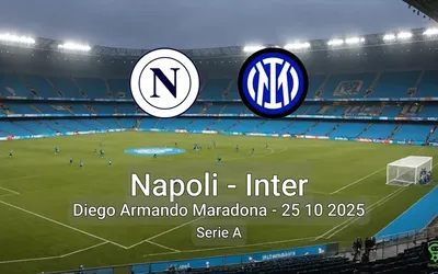 Napoli vs Inter Diego Armando Maradona – 25 10 2025 Serie A