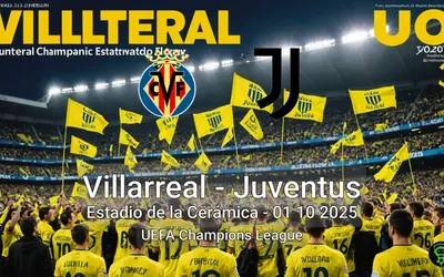 Villarreal vs Juventus Estadio de la Cerámica – 01 10 2025 UEFA Champions League