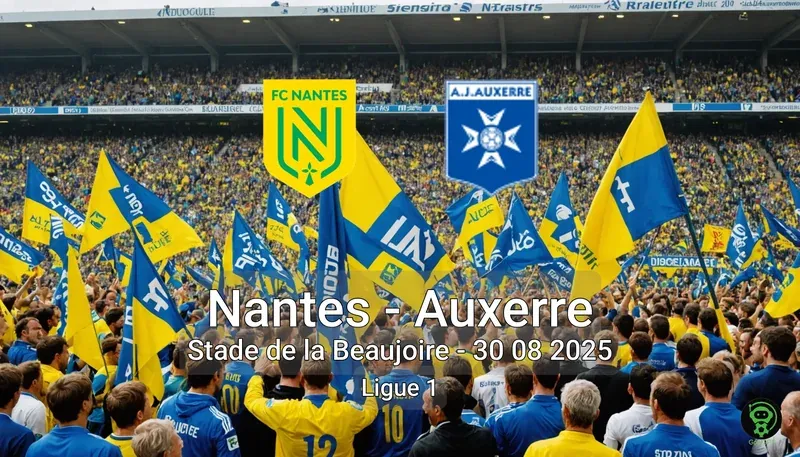 Nantes vs Auxerre Stade de la Beaujoire – 30 08 2025 Ligue 1
