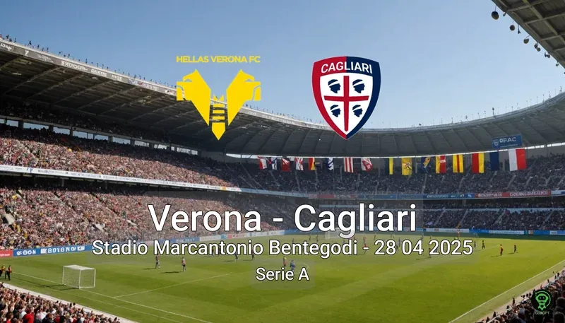 Verona vs Cagliari Stadio Marcantonio Bentegodi – 28 04 2025 Serie A