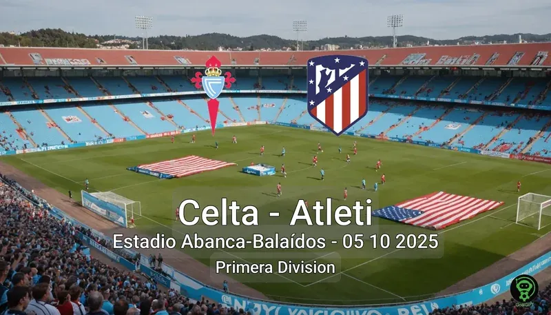 Celta vs Atleti Estadio Abanca-Balaídos – 05 10 2025 Primera Division