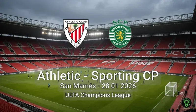 Athletic vs Sporting CP San Mamés – 28 01 2026 UEFA Champions League