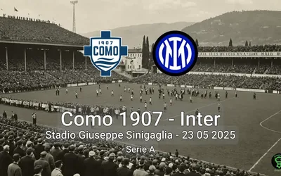 Como 1907 vs Inter Stadio Giuseppe Sinigaglia – 23 05 2025 Serie A