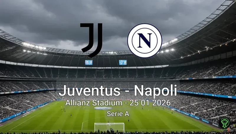 Juventus vs Napoli Allianz Stadium – 25 01 2026 Serie A