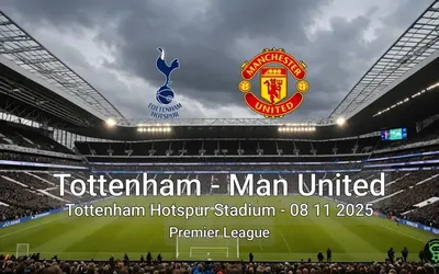 Tottenham vs Man United Tottenham Hotspur Stadium – 08 11 2025 Premier League