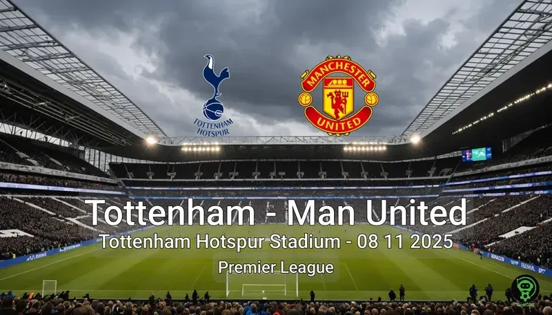 Tottenham vs Man United Tottenham Hotspur Stadium – 08 11 2025 Premier League