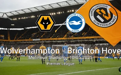 Wolverhampton vs Brighton Hove Molineux Stadium – 10 05 2025 Premier League