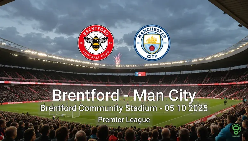 Brentford vs Man City Brentford Community Stadium – 05 10 2025 Premier League