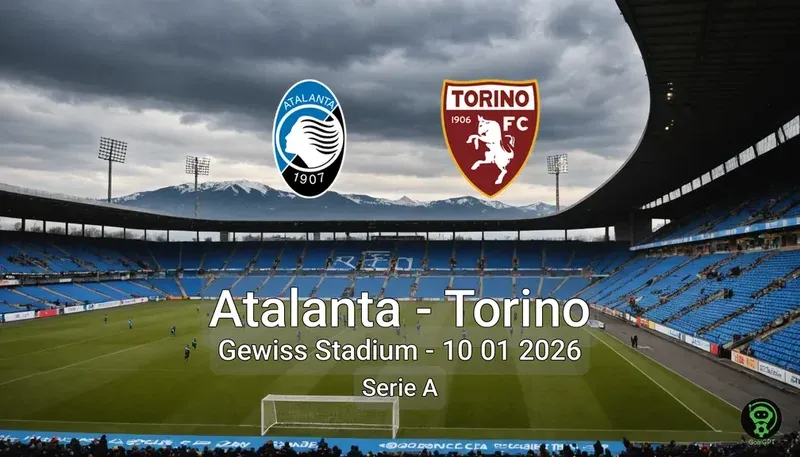 Atalanta vs Torino Gewiss Stadium – 10 01 2026 Serie A