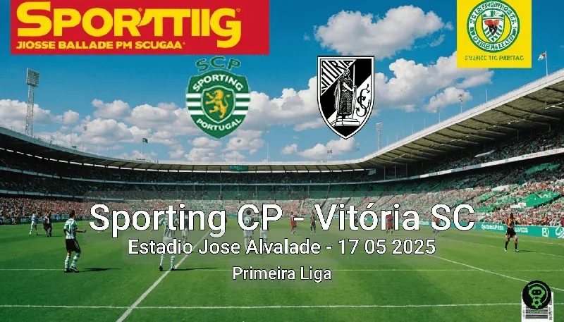 Sporting CP vs Vitória SC Estadio Jose Alvalade – 17 05 2025 Primeira Liga