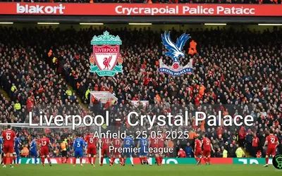 Liverpool vs Crystal Palace Anfield – 25 05 2025 Premier League