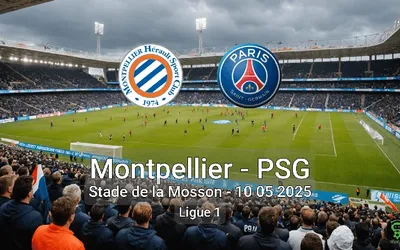 Montpellier vs PSG Stade de la Mosson – 10 05 2025 Ligue 1