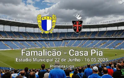 Famalicão vs Casa Pia Estádio Municipal 22 de Junho – 16 05 2025 Primeira Liga