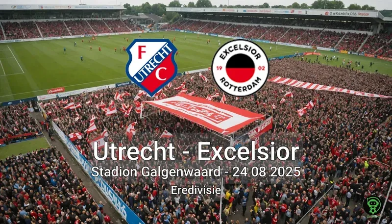 Utrecht vs Excelsior Stadion Galgenwaard – 24 08 2025 Eredivisie