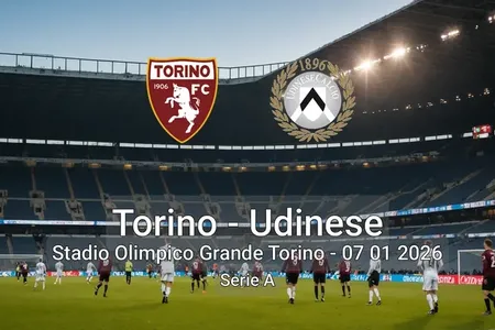 Torino vs Udinese Stadio Olimpico Grande Torino – 07 01 2026 Serie A