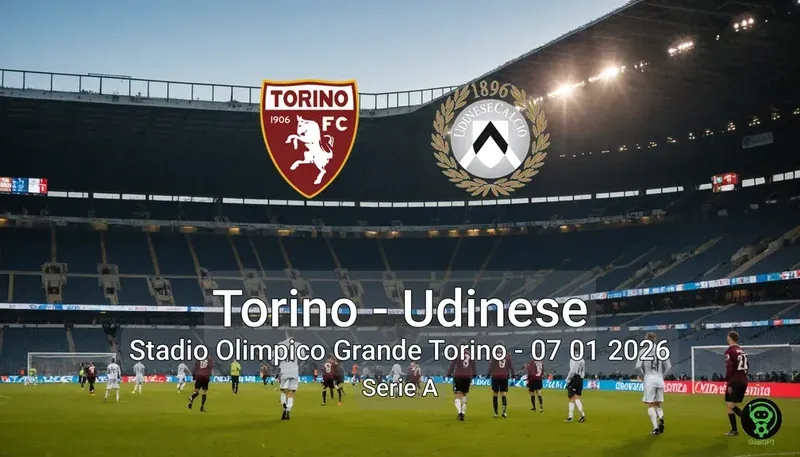 Torino vs Udinese Stadio Olimpico Grande Torino – 07 01 2026 Serie A