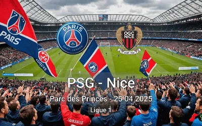 PSG vs Nice Parc des Princes – 25 04 2025 Ligue 1