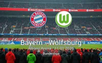Bayern vs Wolfsburg Allianz Arena – 11 01 2026 Bundesliga