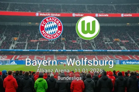 Bayern vs Wolfsburg Allianz Arena – 11 01 2026 Bundesliga