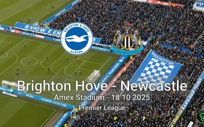 Brighton Hove vs Newcastle Amex Stadium – 18 10 2025 Premier League