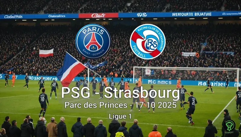 PSG vs Strasbourg Parc des Princes – 17 10 2025 Ligue 1