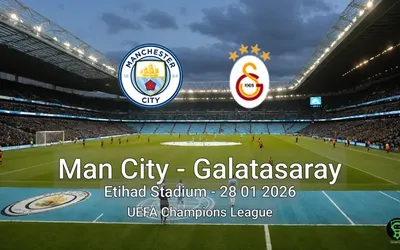 Man City vs Galatasaray Etihad Stadium – 28 01 2026 UEFA Champions League