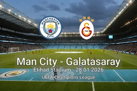 Man City vs Galatasaray Etihad Stadium – 28 01 2026 UEFA Champions League