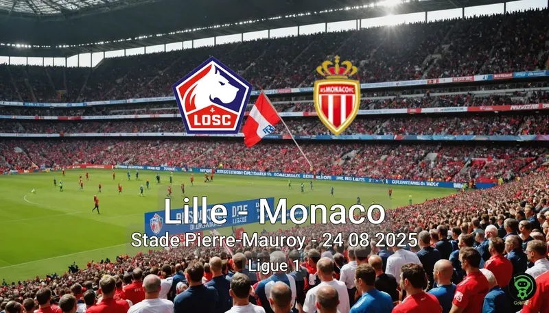 Lille vs Monaco Stade Pierre-Mauroy – 24 08 2025 Ligue 1