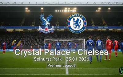 Crystal Palace vs Chelsea Selhurst Park – 25 01 2026 Premier League
