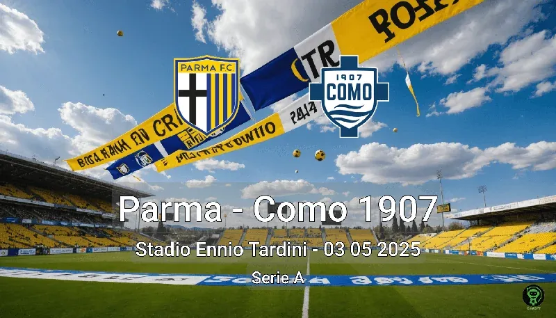 Parma vs Como 1907 Stadio Ennio Tardini – 03 05 2025 Serie A