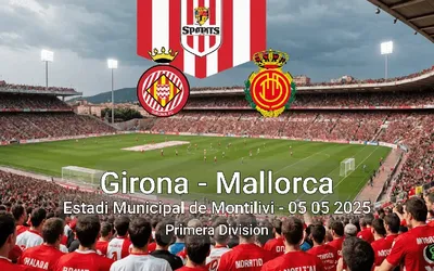Girona vs Mallorca Estadi Municipal de Montilivi – 05 05 2025 Primera Division