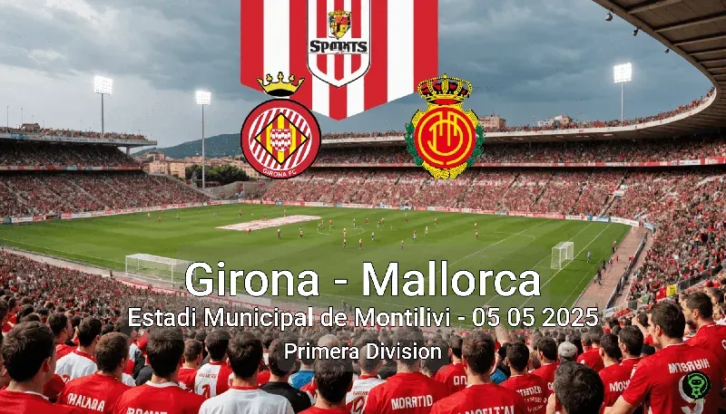 Girona vs Mallorca Estadi Municipal de Montilivi – 05 05 2025 Primera Division
