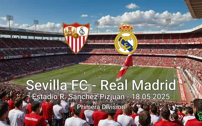 Sevilla FC vs Real Madrid Estadio R. Sanchez Pizjuan – 18 05 2025 Primera Division