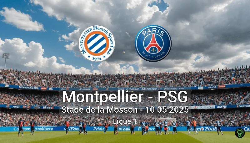 Montpellier vs PSG Stade de la Mosson – 10 05 2025 Ligue 1