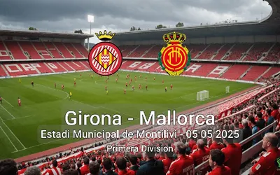 Girona vs Mallorca Estadi Municipal de Montilivi – 05 05 2025 Primera Division