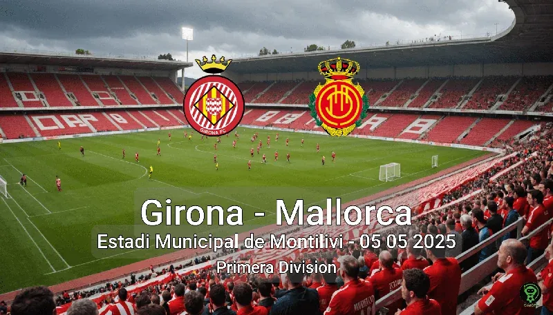 Girona vs Mallorca Estadi Municipal de Montilivi – 05 05 2025 Primera Division