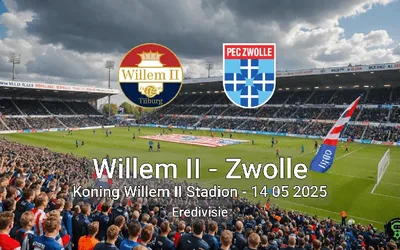 Willem II vs Zwolle Koning Willem II Stadion – 14 05 2025 Eredivisie