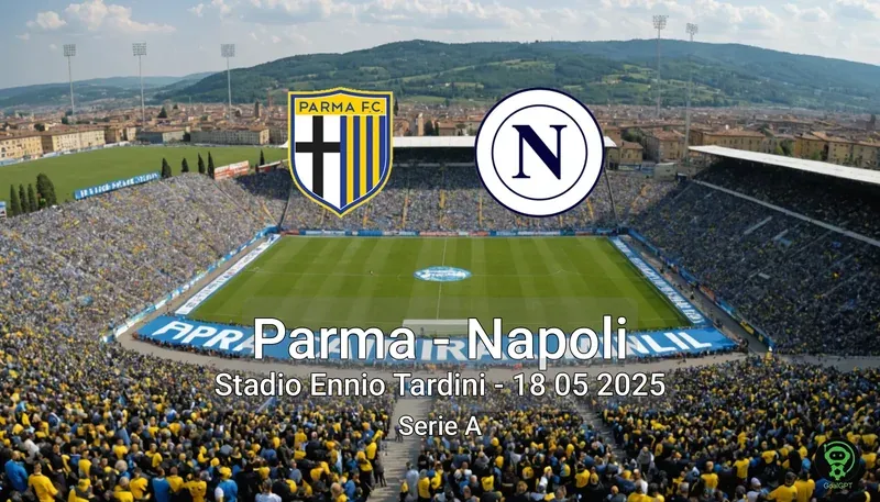 Parma vs Napoli Stadio Ennio Tardini – 18 05 2025 Serie A