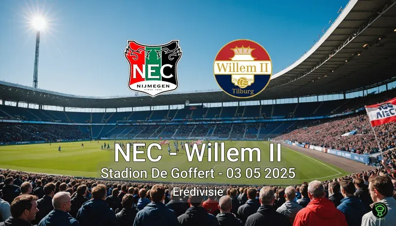 NEC vs Willem II Stadion De Goffert – 03 05 2025 Eredivisie