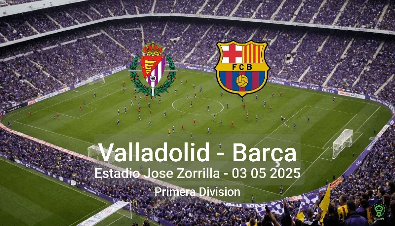 Valladolid vs Barça Estadio Jose Zorrilla – 03 05 2025 Primera Division