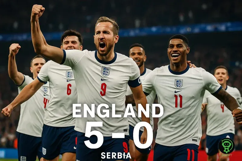 Inghilterra Domina Serbia 5-0, Qualificazione Imminente!