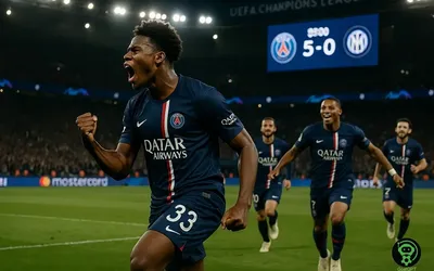Doue Shines in PSG’s Stunning Champions League Victory